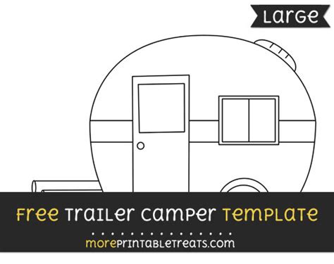 Printable Camper Template